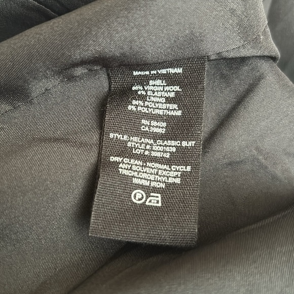 NWT Theory Helaina Virgin Wool Blend Sleeveless Classic Suit Shift Dress size 10 - Picture 13 of 13